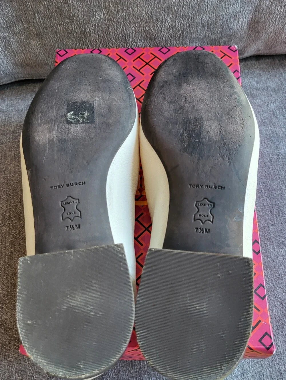 Tory Burch Jessa Loafers in New Cream Color Size 7.5